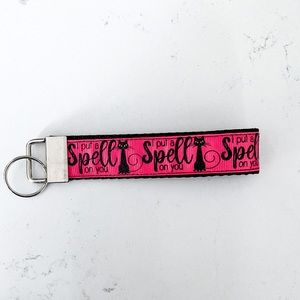 I Put a Spell on You Handmade Keyfob